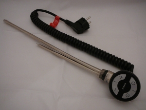 Grzałka MOA do grzejnika łazienkowego MOA 600W czarna 