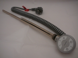 Grzałka MOA do grzejnika łazienkowego MOA 300W silver