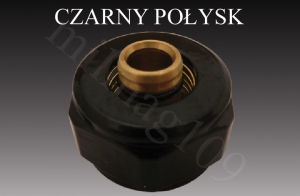 Złączka zaciskowa  do rury Alu Pex 16x2 GW 3/4 czarna połysk