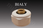 Złączka zaciskowa na do rury Alu Pex 16x2 GW 3/4 biała